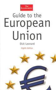 Cover of: The Economist guide to the European Union by R. L. Leonard