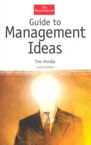 Cover of: Guide to Management Ideas, Second Edition (The Economist Series)