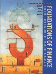 Cover of: Foundations of finance by Arthur J. Keown ... [et al.].