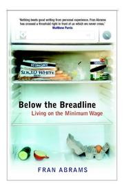 Cover of: Below the Breadline by Fran Abrams