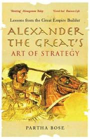 Cover of: Alexander the Great's Art of Strategy