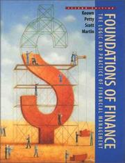 Cover of: Foundations of Finance by Arthur J. Keown, J. William Petty, David F., Jr. Scott, John D. Martin, Arthur J. Keown, J. William Petty, David F., Jr. Scott, John D. Martin