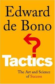 Cover of: Tactics by Edward de Bono