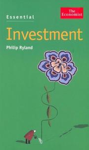 Cover of: Essential investment by Philip Ryland