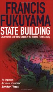 Cover of: State Building by Francis Fukuyama