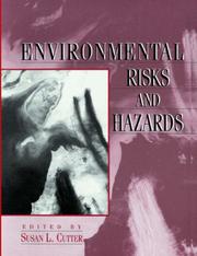 Cover of: Environmental risks and hazards