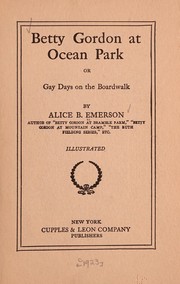 Cover of: Betty Gordon at Ocean Park