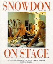 Cover of: Snowdon on Stage by Antony Armstrong-Jones, Earl of Snowdon