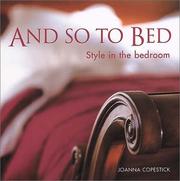 Cover of: And So to Bed by Joanna Copestick