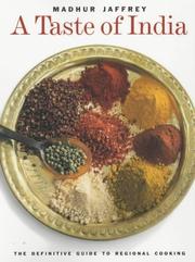 A taste of India by Madhur Jaffrey