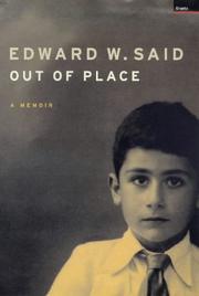 Cover of: Out of Place by Edward W. Said