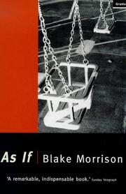 Cover of: As If by Blake Morrison