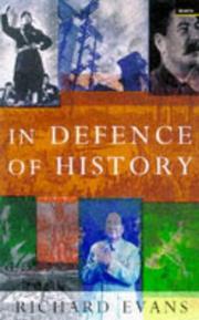 Cover of: In Defence of History by Richard J. Evans