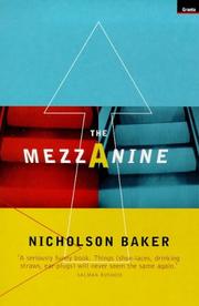 Cover of: The Mezzanine by Nicholson Baker