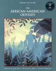Cover of: The African-American Odyssey, Volume I: To 1877 with Audio CD