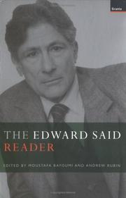The Edward Said reader by Edward W. Said