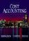 Cover of: Cost Accounting