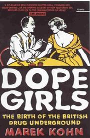 Cover of: Dope Girls by Marek Kohn