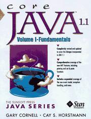 Cover of: Core Java 1.1 Volume 1 by Cay S. Horstmann, Gary Cornell