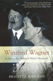 Cover of: Winifred Wagner by Brigitte Hamann