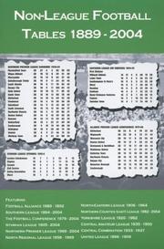 Cover of: Non-league Football Tables 1889-2004