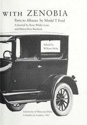 Cover of: Travels with Zenobia: Paris to Albania by Model T Ford : a journal