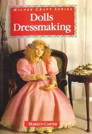 Cover of: Dolls dressmaking by Marilyn Carter