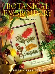 Cover of: Botanical embroidery by Annette Rich, Annette Rich