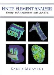 Cover of: Finite Element Analysis by Saeed Moaveni, Saeed Moaveni