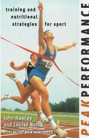 Cover of: Peak Performance: Training and Nutritional Strategies for Sport