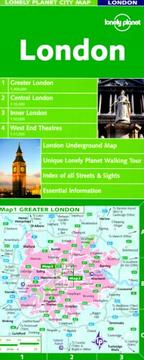 Cover of: Lonely Planet London City Map