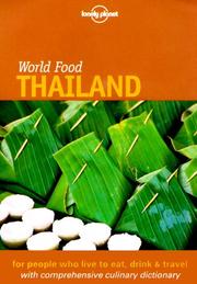 Cover of: Lonely Planet World Food Thailand by Joe Cummings