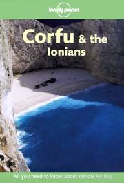 Cover of: Lonely Planet Corfu & the Ionians (Travel Survival Kit)
