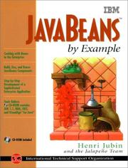 Cover of: JavaBeans by example