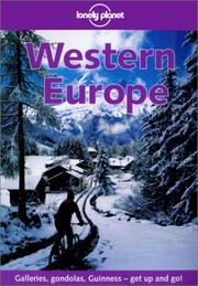 Cover of: Lonely Planet Western Europe by Bryn Thomas