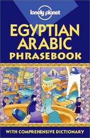 Cover of: Egyptian Arabic phrasebook