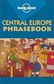 Central Europe phrasebook by Gunter Muhl, Katarina Steiner, Katalin Koronczi