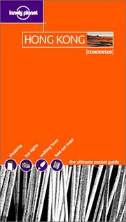 Cover of Lonely Planet Hong Kong (Condensed) (Condensed Guides)
