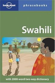 Swahili by Martin Benjamin, Lonely Planet Phrasebooks