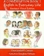 Cover of: A Conversation Book 1 by Tina Kasloff Carver, Sandra Douglas Fotinos