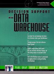 Cover of: Decision support in the data warehouse