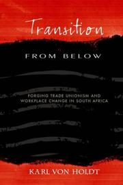 Cover of: Transition from below by K. Von Holdt