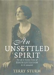 Cover of: An unsettled spirit by Terry Sturm