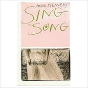 Cover of: Sing-song by Anne Kennedy