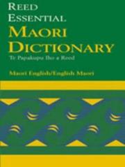 Cover of: The Reed Essential Maori Dictionary by Margaret Sinclair, Ralph Calman