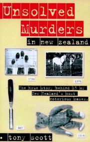 Cover of: Unsolved murders in New Zealand by Tony Williams.