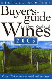 Cover of: Michael Cooper's buyer's guide to New Zealand wines, 2003.