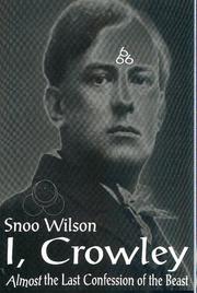 Cover of: I Crowley by Snoo Wilson