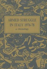Cover of: Armed Struggle In Italy 1976-78 by Jean Weir