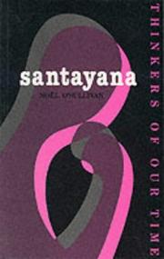 Cover of: Santayana by Noël O'Sullivan